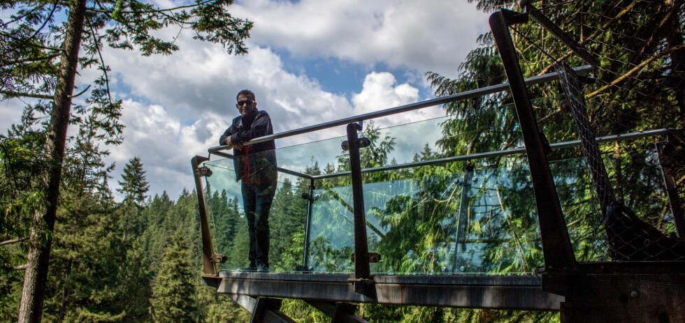 Capilano Suspension Bridge In Vancouver Canada